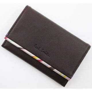 ポールスミス(Paul Smith)のラスト1点限り☆新品☆箱付 ポールスミス ポイントマルチ 名刺入れ 濃茶(名刺入れ/定期入れ)