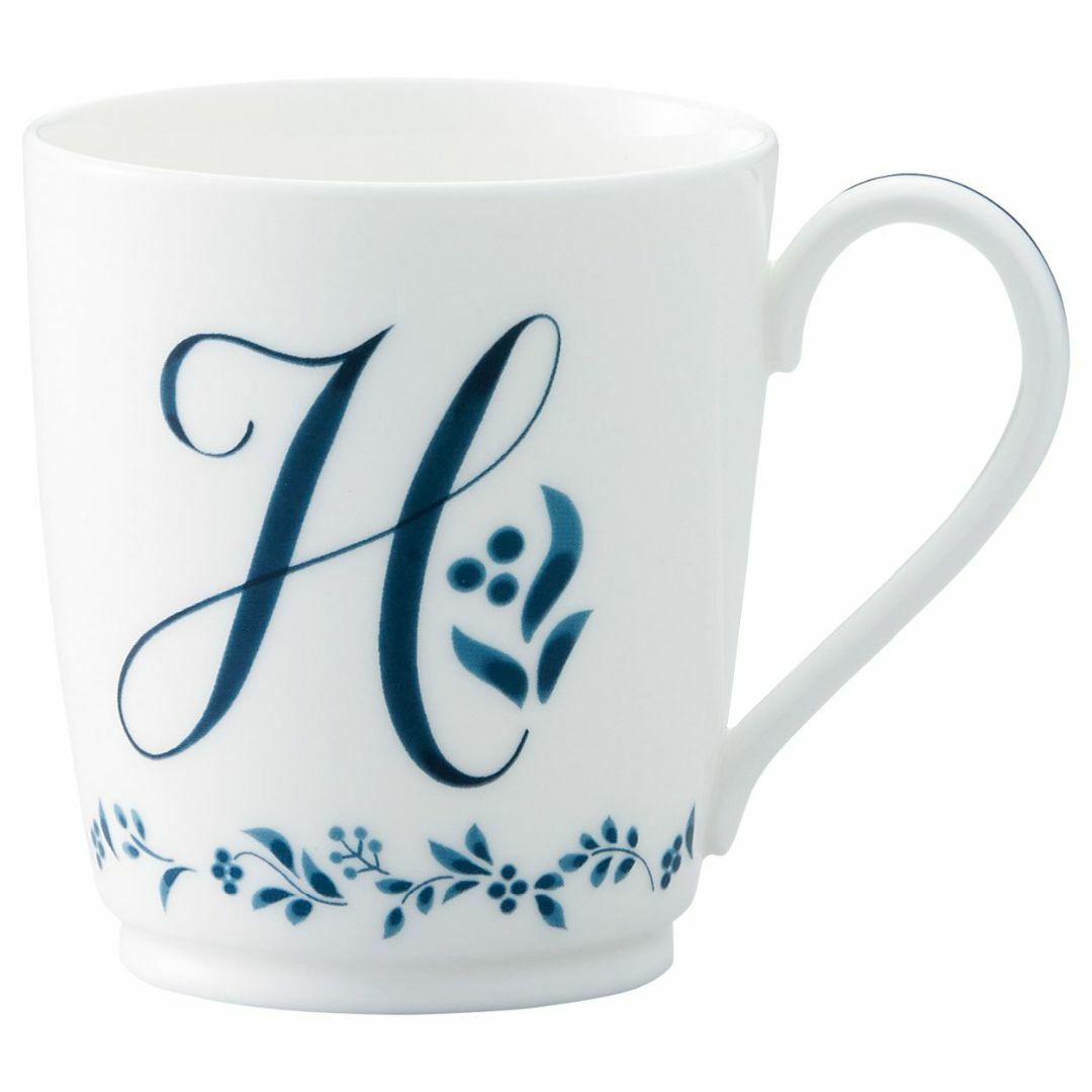 【色: 06:H】Noritake ノリタケ マグカップ 285cc アルファベ約11cm高さ