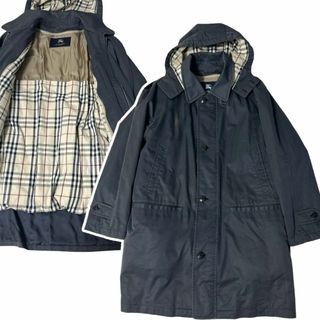 バーバリー(BURBERRY)のBURBERRY LONDON  インナーダウン付きコート ノバチェックL(ダウンジャケット)