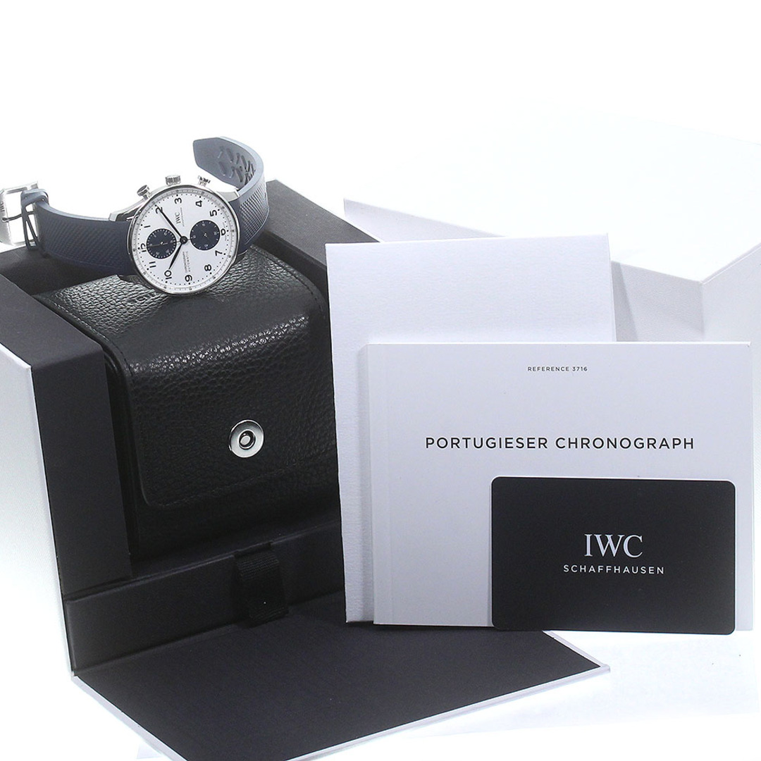 IWC(インターナショナルウォッチカンパニー)のIWC IWC SCHAFFHAUSEN IW371446 ポルトギーゼ クロノグラフ 自動巻き メンズ 美品 箱・保証書付き_780773 メンズの時計(腕時計(アナログ))の商品写真