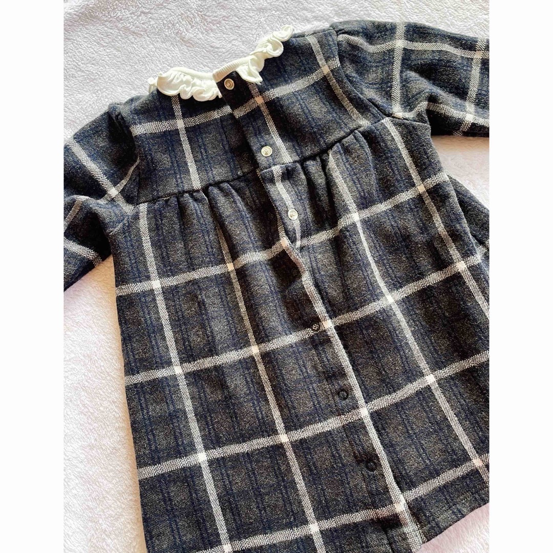 PETIT BATEAU(プチバトー)のPETIT BATEAU ワンピース　12m キッズ/ベビー/マタニティのベビー服(~85cm)(ワンピース)の商品写真