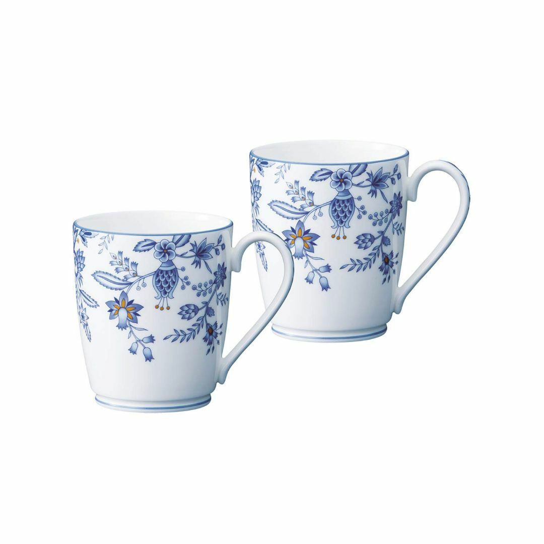 約11cm高さNoritake ノリタケ マグカップ (ペアセット) 295cc ブルーソレン