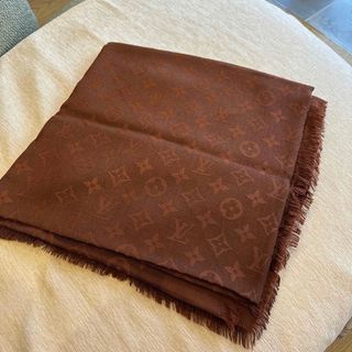 ルイヴィトン(LOUIS VUITTON)のルイヴィトン　ショール　ブラウン(ストール/パシュミナ)