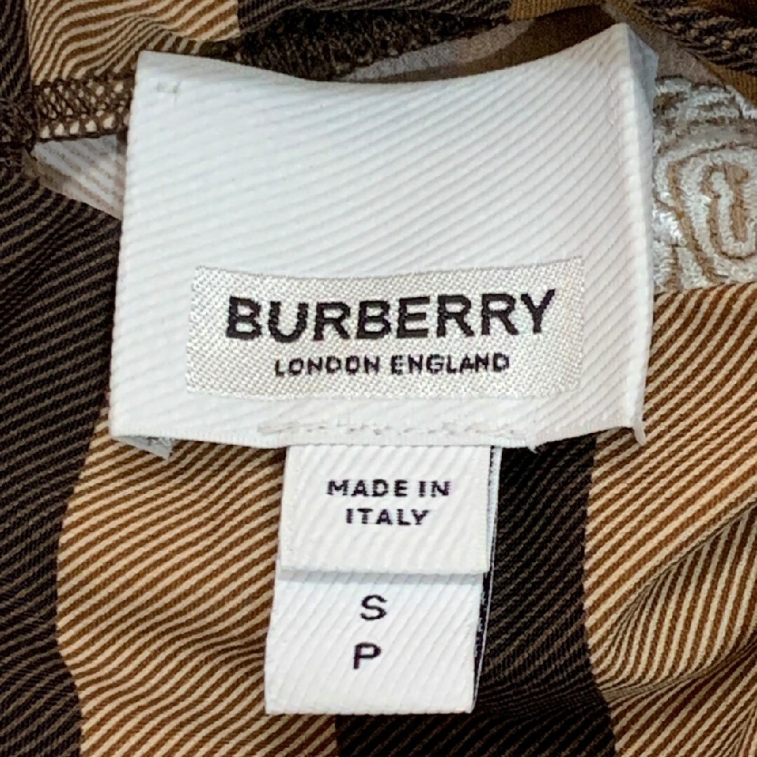 BURBERRY(バーバリー)のバーバリー ロンドン ボディスーツ ノバチェック レディース ブラウン レディースのトップス(シャツ/ブラウス(長袖/七分))の商品写真