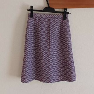 スカート　紫　ピンク　Sサイズ(ひざ丈スカート)
