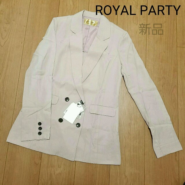 ROYAL PARTY(ロイヤルパーティー)の定価1万2800円新品テーラードジャケット レディースのジャケット/アウター(テーラードジャケット)の商品写真