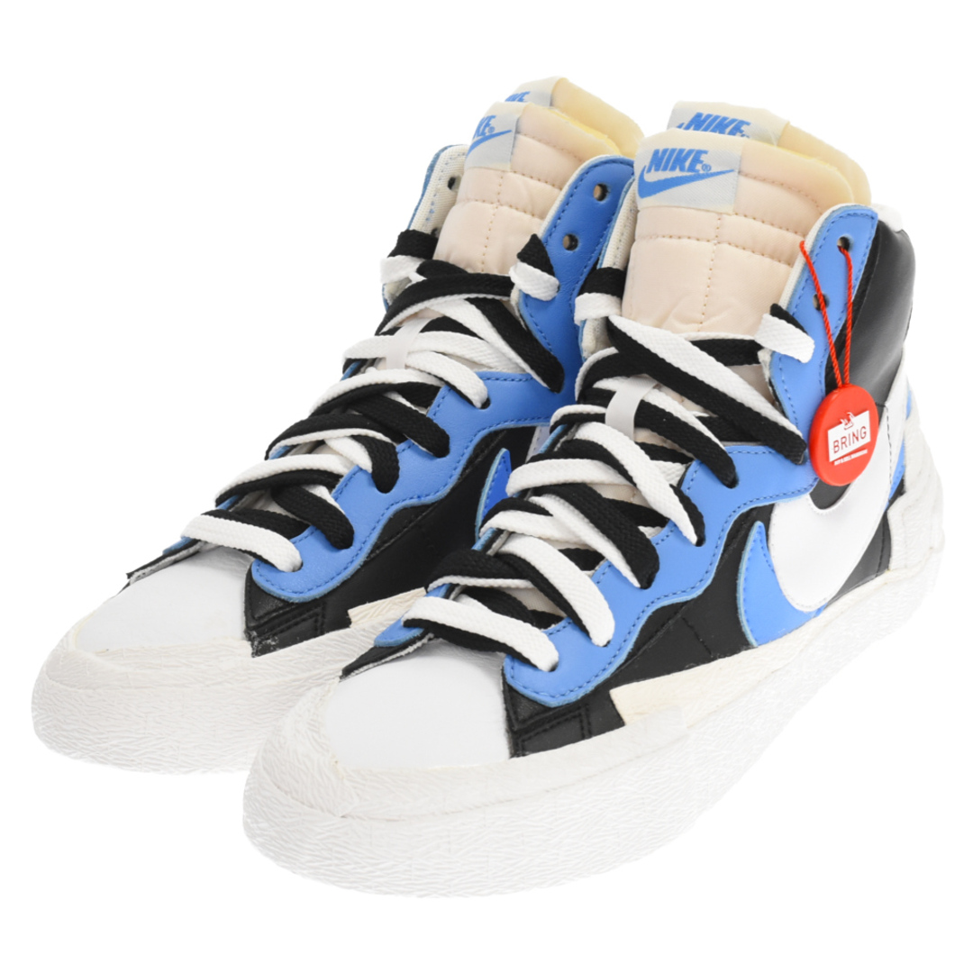 NIKE(ナイキ)のNIKE ナイキ ×SACAI BLAZER MID サカイ ブレザーミッド ハイカットスニーカー ブルー/ブラック BV0072-001 US7.5 メンズの靴/シューズ(スニーカー)の商品写真