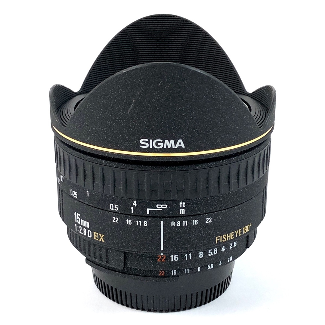 バイセルカメラシグマ 15mm F2.8 EX D FISHEYE 魚眼 (ニコン F用)