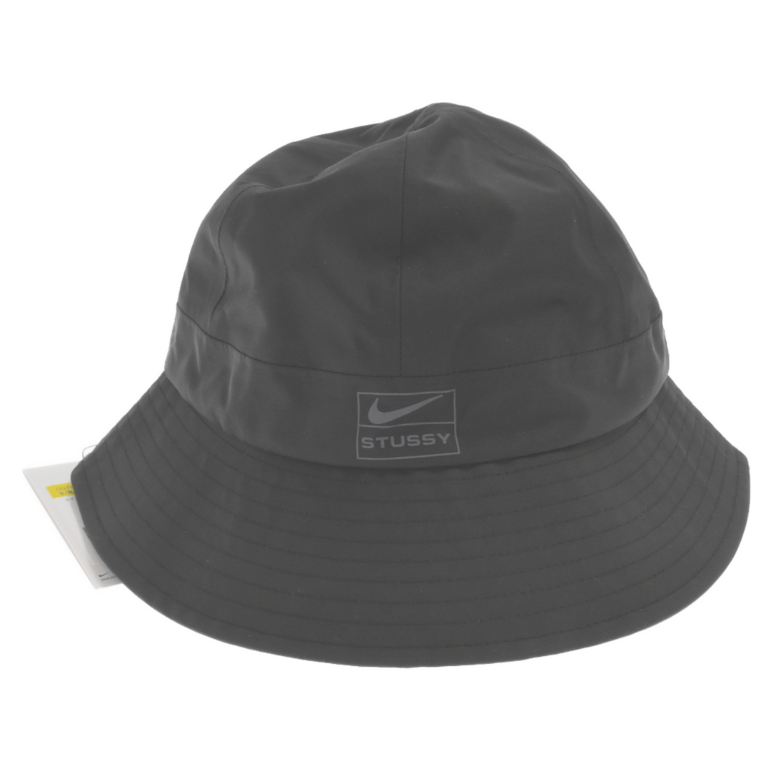 NIKE ナイキ ×STUSSY NRG BUCKET ステューシー ナイロン バケット ハット ブラック DQ7817-010ポリエステル100%裏地