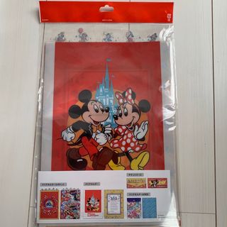 ディズニー(Disney)のディズニー 40周年  復刻版 レトロ クリアホルダー  クリアファイル(キャラクターグッズ)