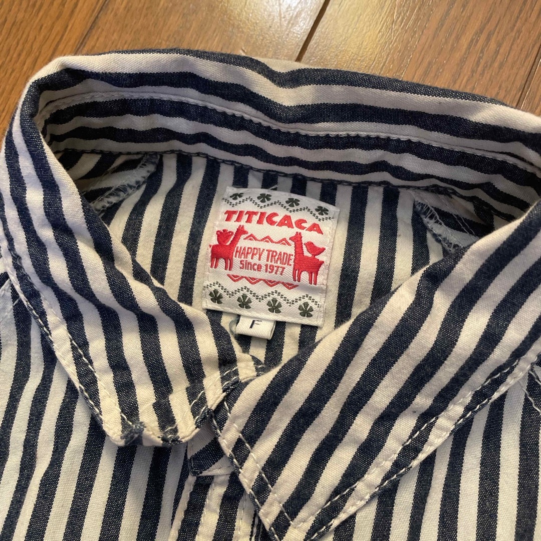titicaca(チチカカ)のTITICACA 刺繍長袖シャツ　フリーサイズ レディースのトップス(シャツ/ブラウス(長袖/七分))の商品写真