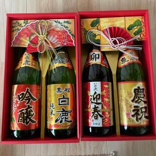 日本酒　お酒　白鹿　ギフト　4本セット(日本酒)