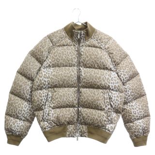 ディオール(Dior)のDIOR ディオール 21AW Leopard Down Jacket レオパード柄ダウンジャケット ブラウン 213C411A5492(ダウンジャケット)