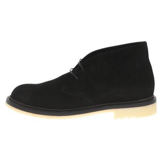 ロロピアーナ(LORO PIANA)のLoro Piana ロロピアーナ ×Hiroshi Fujiwara LP DESERT BOOTS WALK H.F. SUEDE U. ショートブーツ スエード レースアップ ローヒール ブラック(ブーツ)