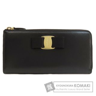 サルヴァトーレフェラガモ(Salvatore Ferragamo)のSalvatore Ferragamo ヴァラ L字ファスナー 長財布（小銭入れあり） レザー レディース(財布)