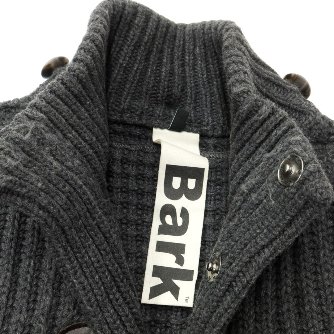 BARK(バーク)の【中古】バーク BARK ウールナイロンニット ダッフルコート グレー【サイズXS】【メンズ】 メンズのジャケット/アウター(ダッフルコート)の商品写真