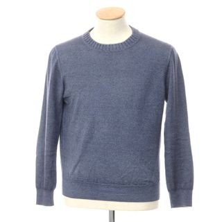 クルチアーニ(Cruciani)の【中古】クルチアーニ CRUCIANI ウール クルーネックニット アッシュネイビー【サイズ46】【メンズ】(ニット/セーター)