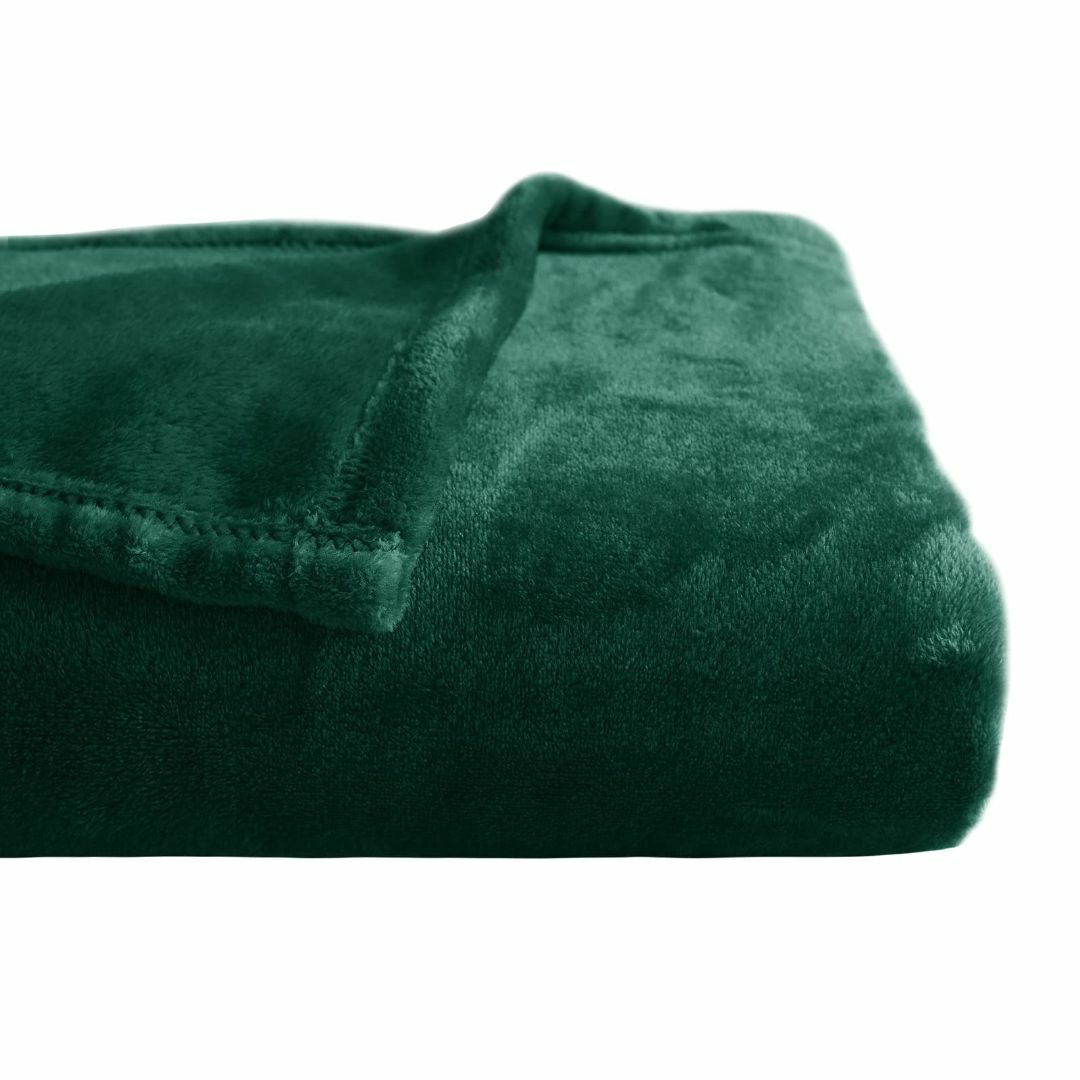 色: ディープグリーン】NICETOWN 毛布 ブランケット ひざ掛け 毛布 の
