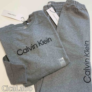 カルバンクライン(Calvin Klein)の【新品】カルバンクライン トレーナー スウェット セットアップ 刺繍ロゴ XS(スウェット)