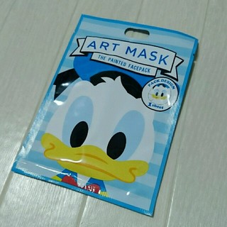 ディズニー(Disney)のドナルドのアートマスク☆新品(パック/フェイスマスク)