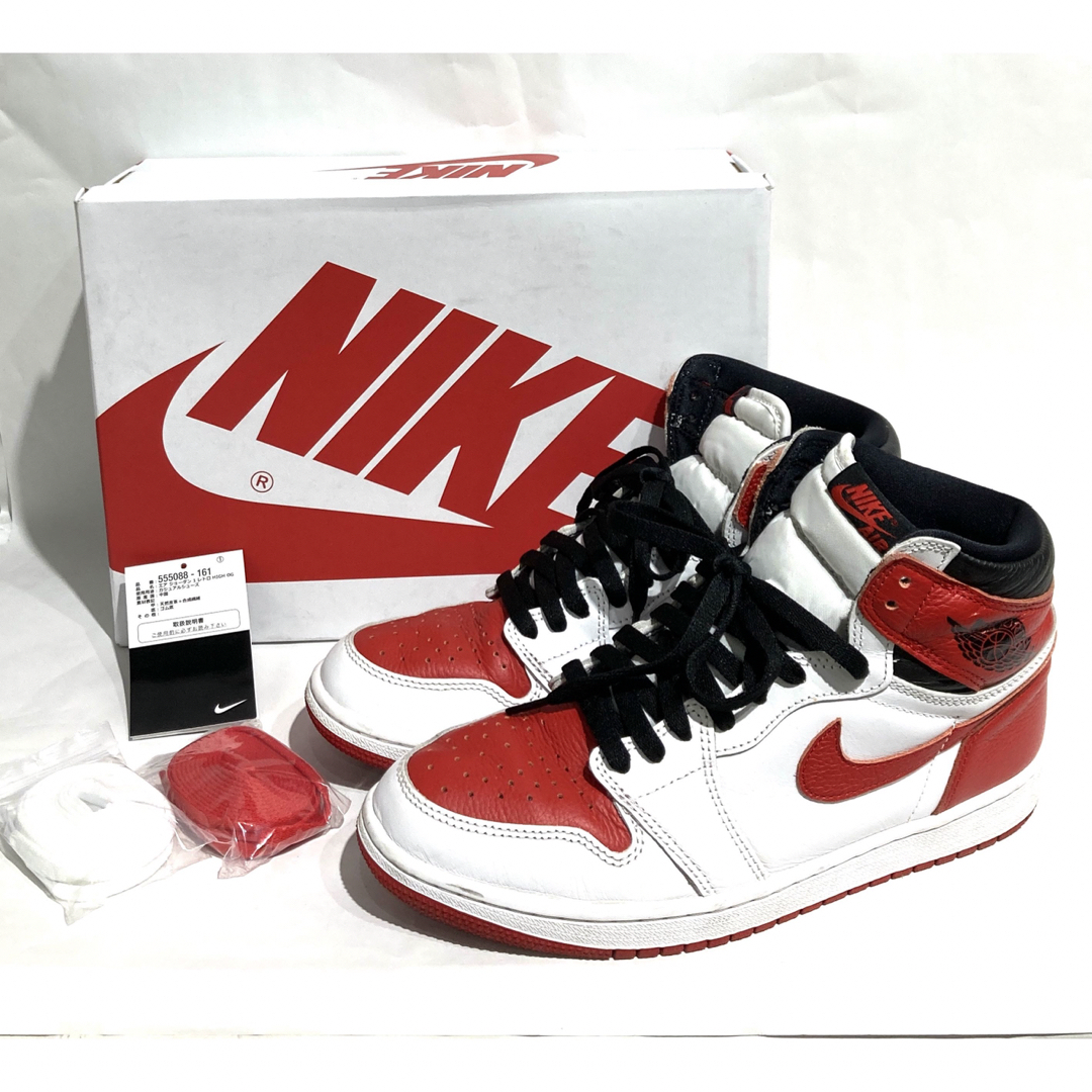 Jordan Brand（NIKE）(ジョーダン)の27cm ナイキ エアジョーダン1 ヘリテージ 白赤 Air Jordan1 メンズの靴/シューズ(スニーカー)の商品写真