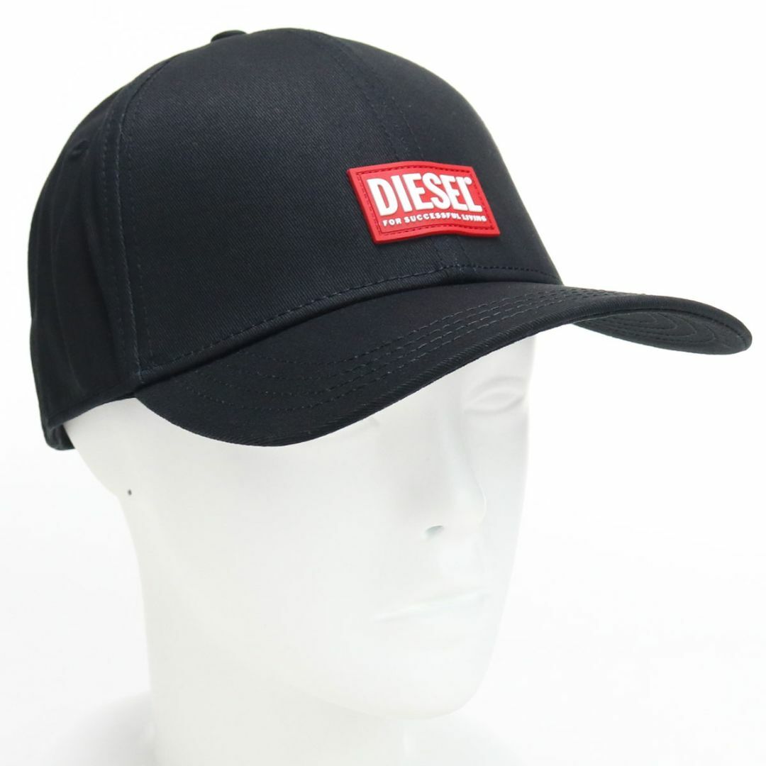 約60ｃｍ調節可能仕様原産国【新品・未使用】ディーゼル 帽子 A02746 ブラック メンズ レディース