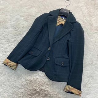 バーバリーブルーレーベル(BURBERRY BLUE LABEL)のBurberry ブルーレーベル　ノバチェック　テーラードジャケット　38 M　(テーラードジャケット)