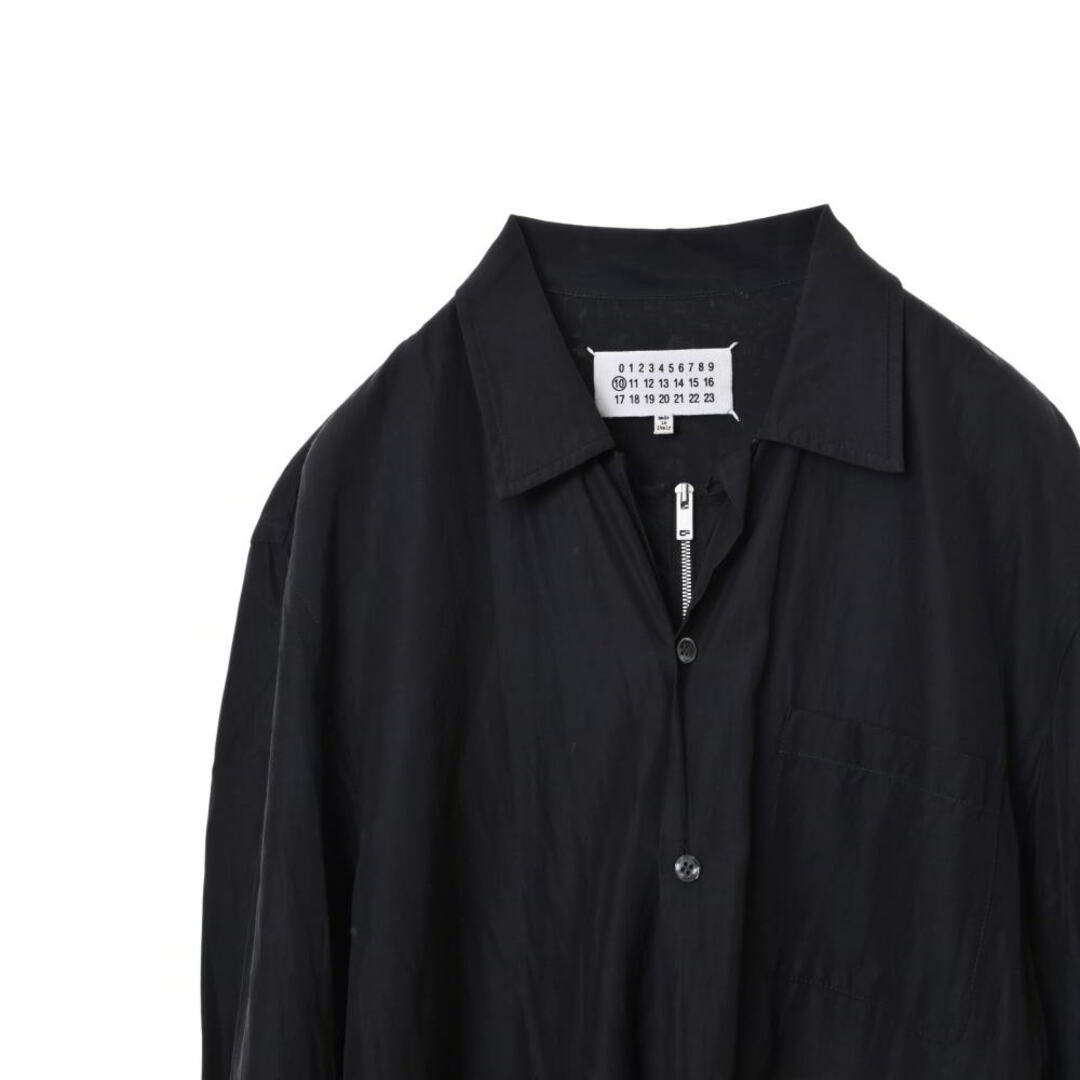Maison Margiela ハーフジップ レイヤード シャツ Maison Margiela ハーフジップ レイヤード シャツ