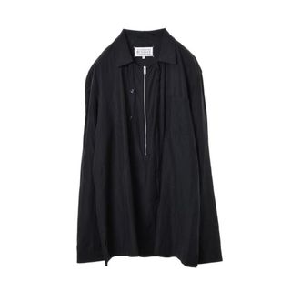 マルタンマルジェラ(Maison Martin Margiela)のMaison Margiela ハーフジップ レイヤード シャツ(シャツ)