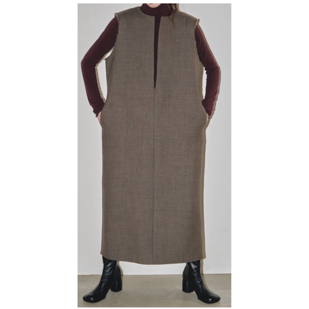 TODAYFUL(トゥデイフル)のDoubleface wool Keyneck Dress レディースのワンピース(ロングワンピース/マキシワンピース)の商品写真