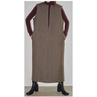 トゥデイフル(TODAYFUL)のDoubleface wool Keyneck Dress(ロングワンピース/マキシワンピース)