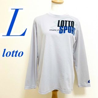 ロット(lotto)のLOTTO　ロット　長袖カットソー スポーツウェア　ロゴ(Tシャツ/カットソー(七分/長袖))