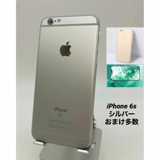 アップル(Apple)の057 iPhone6s 64GB シルバー/シムフリー/新品バッテリー(スマートフォン本体)