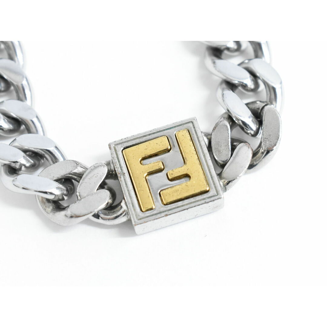 FENDI - 本物 フェンディ FENDI ロゴ チェーン ブレスレット FENDI - 本物 フェンディ FENDI ロゴ チェーン ブレスレット