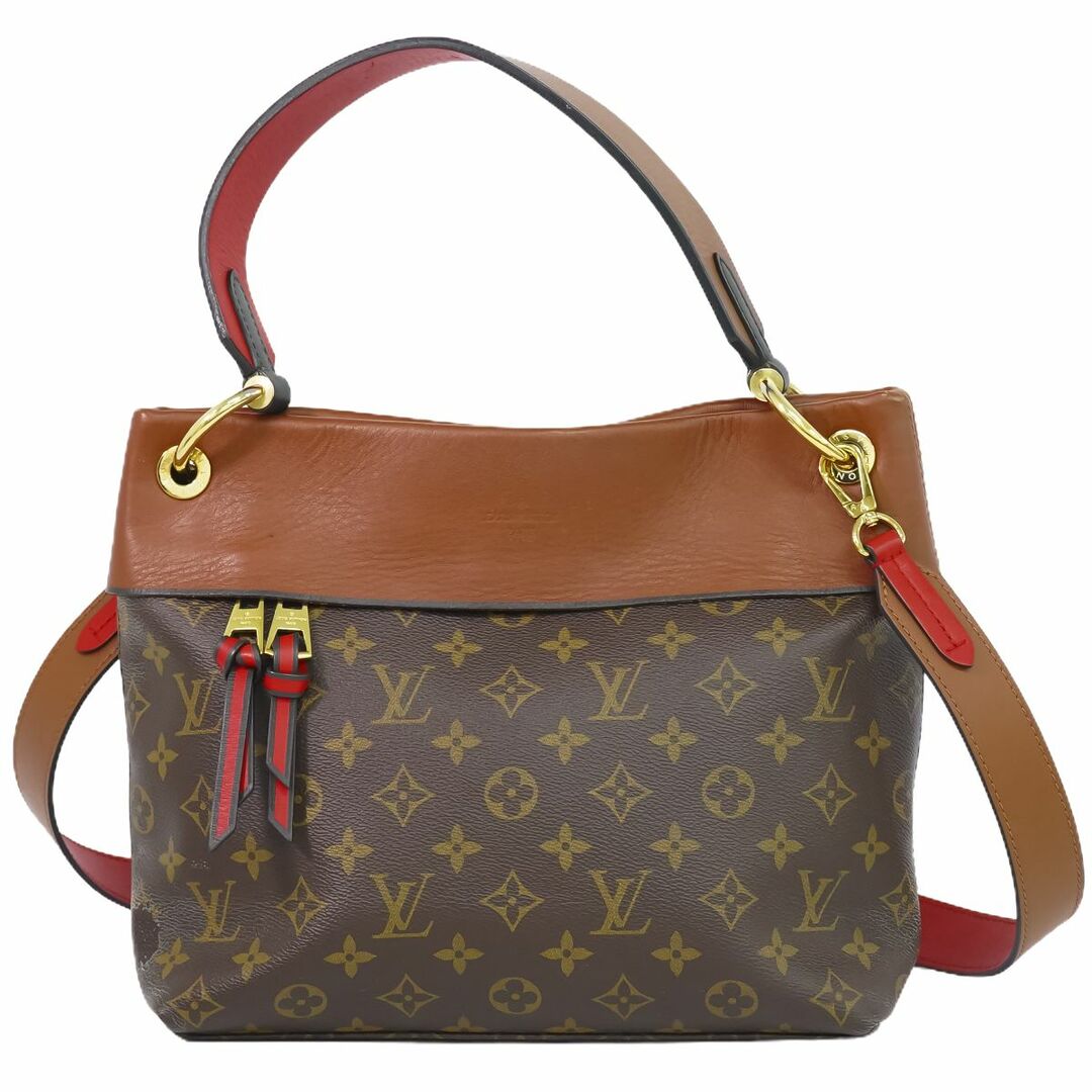 本物 ルイヴィトン LOUIS VUITTON LV テュイルリーブザス モノグラム 2WAY ショルダーバッグ ハンドバッグ ポシェット ブラウン M43157 ビトン バッグレディース