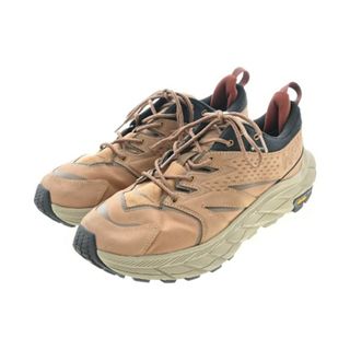 ホカオネオネ(HOKA ONE ONE)のHOKA ONE ONE ホカオネオネ スニーカー 27cm 茶系x黒 【古着】【中古】(スニーカー)