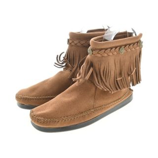 ミネトンカ(Minnetonka)のMINNETONKA ミネトンカ ブーツ US6(23cm位) 茶 【古着】【中古】(ブーツ)