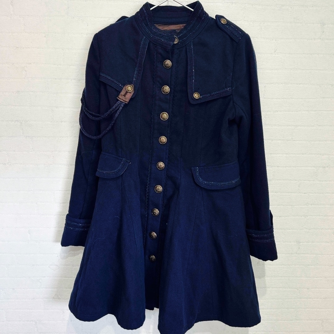OZZON - ozz onest 薔薇刺繍 バッスルコート ラック 軍服 OZZON - ozz onest 薔薇刺繍 バッスルコート ラック 軍服