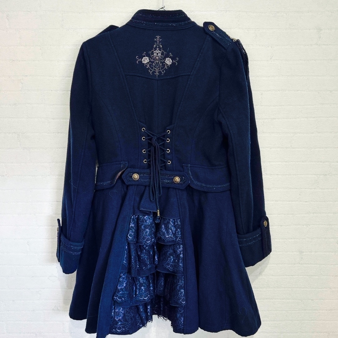 OZZON - ozz onest 薔薇刺繍 バッスルコート ラック 軍服 OZZON - ozz onest 薔薇刺繍 バッスルコート ラック 軍服