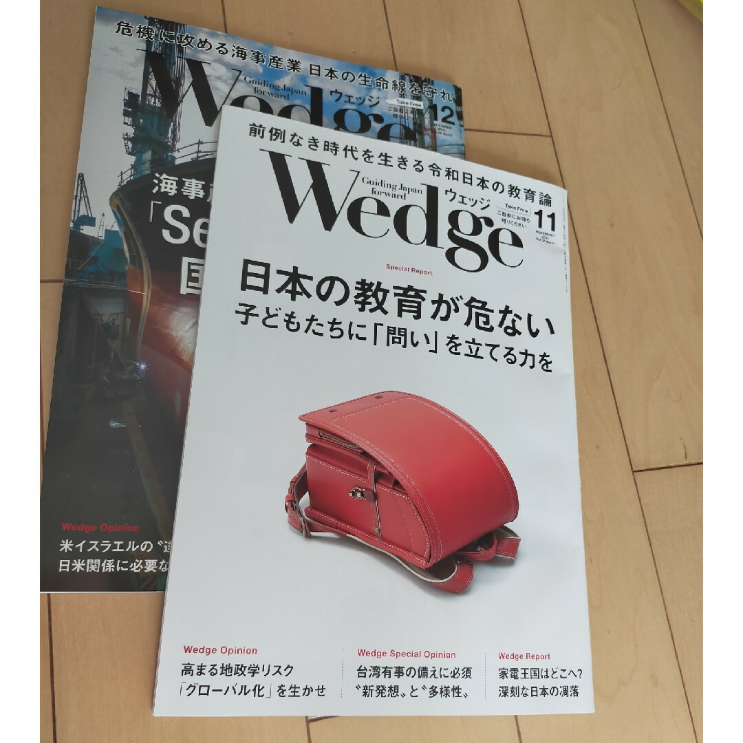 雑誌「Wedge」 エンタメ/ホビーの雑誌(ビジネス/経済/投資)の商品写真