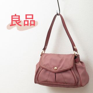 セリーヌ(celine)の【良品】CELINE(セリーヌ) ナイロン ワンショルダーバッグ ダークピンク(ショルダーバッグ)