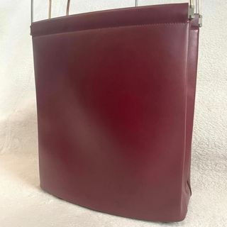 カルティエ(Cartier)の【希少/極美品】 カルティエ ハンドバッグ スリーカラー トリニティ ボルドー(ハンドバッグ)