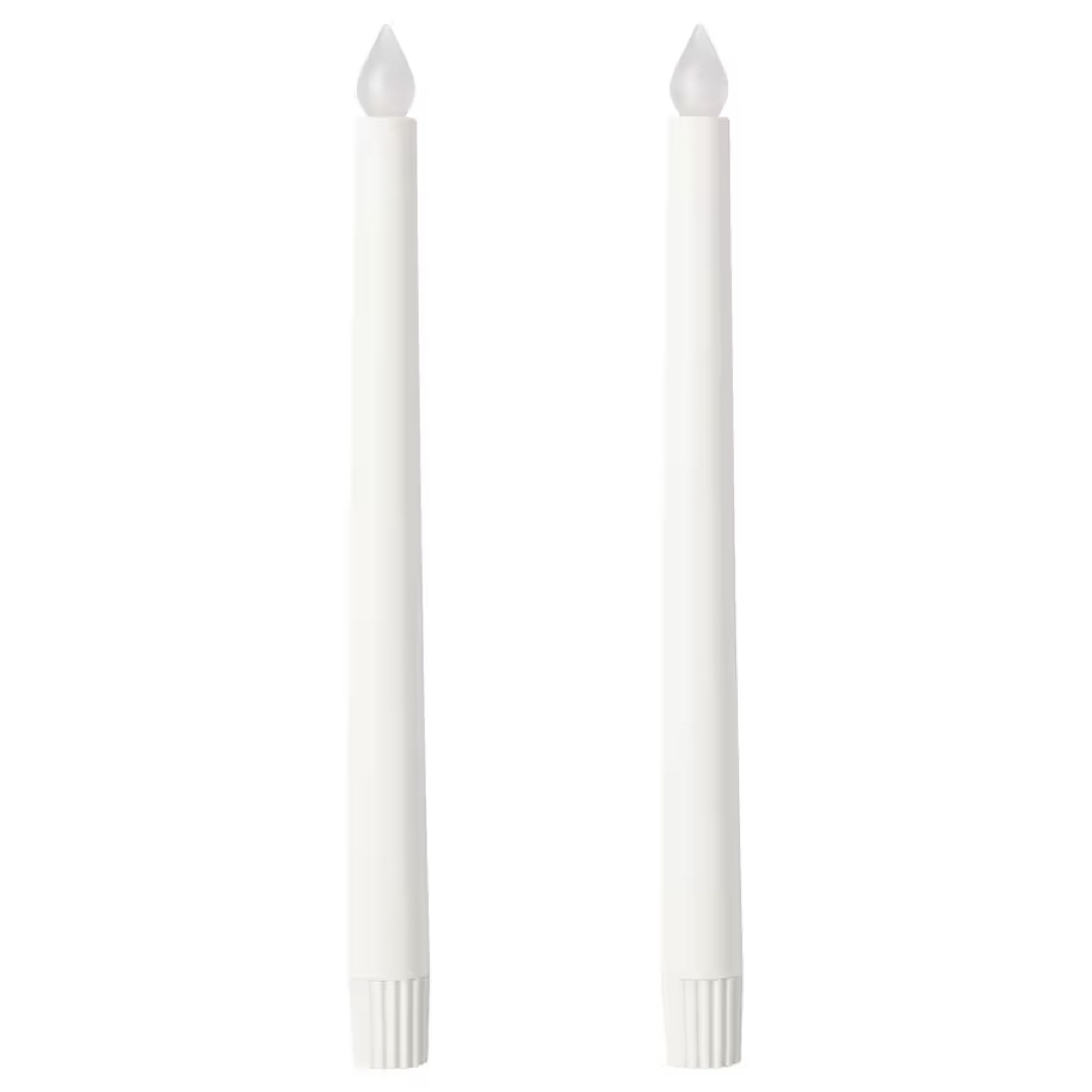 IKEA(イケア)の【新品】IKEA イケア LEDキャンドル（28cm×２本）エーデロヴトレード インテリア/住まい/日用品のインテリア小物(その他)の商品写真