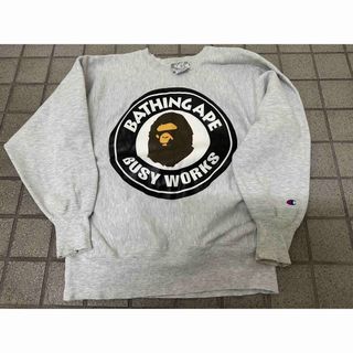 アベイシングエイプ(A BATHING APE)の90s メキシコ製 APE チャンピオン リバースウィーブ L(スウェット)