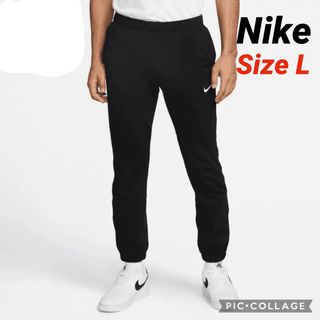 ナイキ(NIKE)の「新品未使用」NIKE ナイキ　スウェット　カフパンツ　ブラック　L(その他)