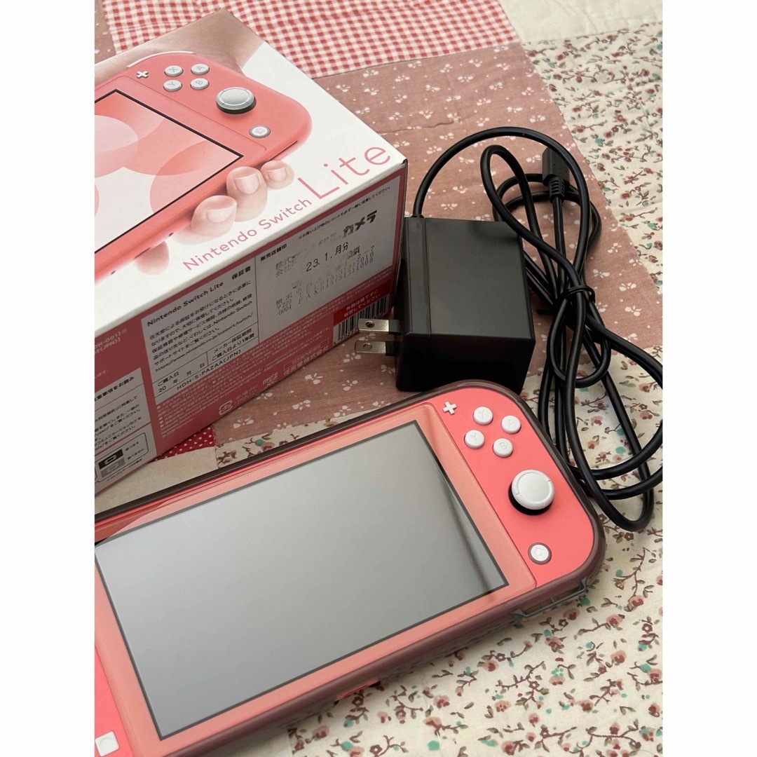 Nintendo Switch - 【12/13までの出品】N.SWITCH LITE コーラルの通販