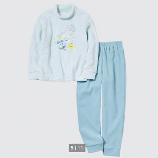 ユニクロ(UNIQLO)の【新品】ユニクロ ちいかわ　ルームウェア　パジャマ 160cm(パジャマ)