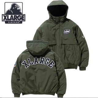 エクストララージ(XLARGE)のXLARGE ｜NYLON PUFFER JACKET（OLIVE)(ナイロンジャケット)