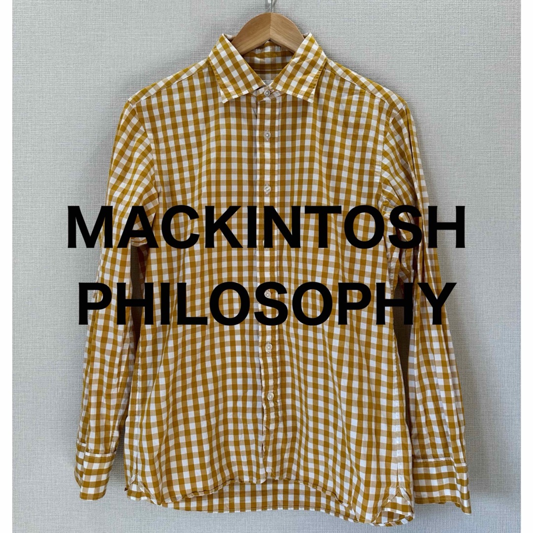 MACKINTOSH PHILOSOPHY - 【格安】マッキントッシュ チェックシャツの