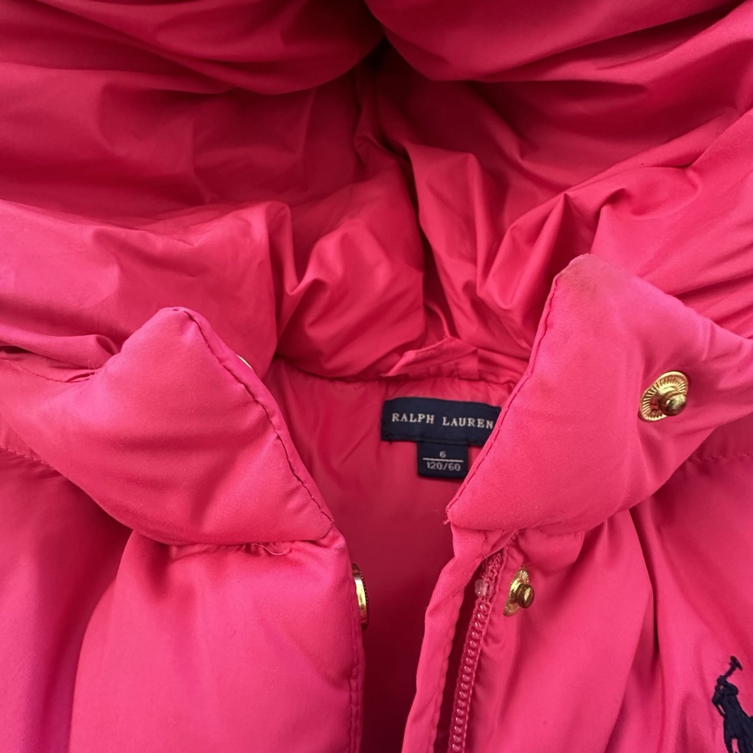 ラルフローレン　ダウンコート キッズ/ベビー/マタニティのキッズ服女の子用(90cm~)(ジャケット/上着)の商品写真